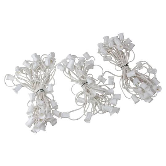 100ft. Commercial Christmas Light Socket Set